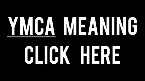 YMCA Definition & Meaning .
